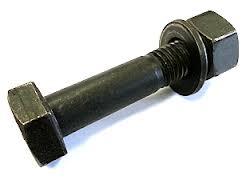 Picture of Brighton Best 508162 7/8"-9X3-1/2" A325 T.C. Bolt Plain With A563 Dh Hvy Hex Nut & Round F436 Washer